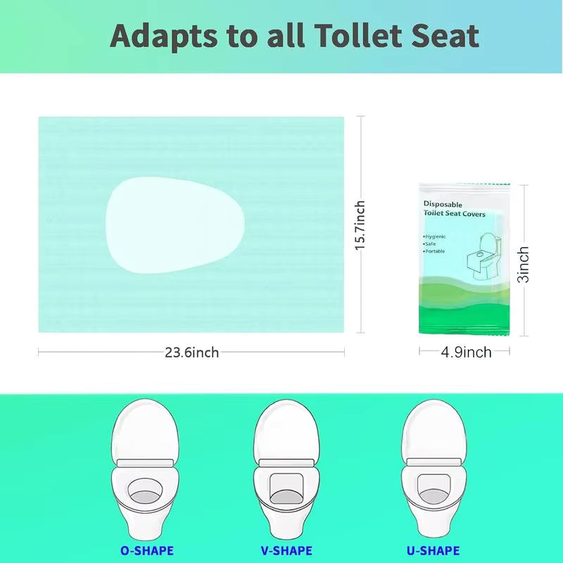 🚽Toilet Seat Disposable Covers (50 Pieces)