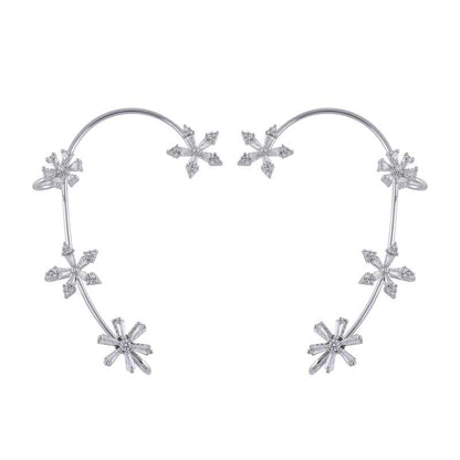 Spinning Snowflake Earrings