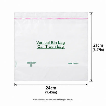 🚗 20-Pack Car Trash Bags – Self-Adhesive Disposable Waste Bags 🗑️