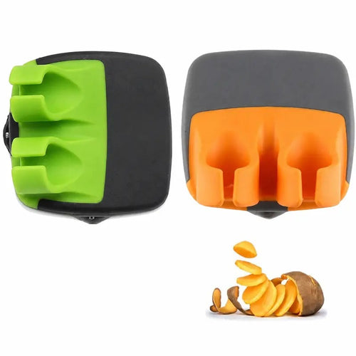 🥕🥔Hand Vegetable Peeler Palm Peeler Rubber Finger Grips Comfortable to Peel