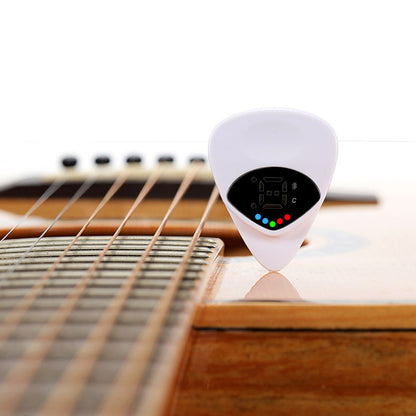 2-in-1 Guitar Pick Tuner – Instant Tuning & Playing in One Smart Tool