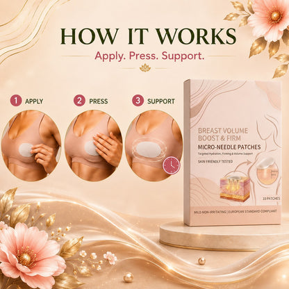 🌸 Breast Enhancement Microneedle Patches – Hydrating & Smoothing Care ✨