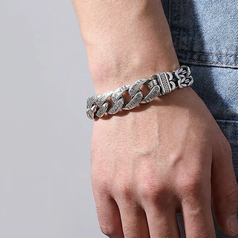 📿Men's Retro Six-Syllable Mantra Bracelet