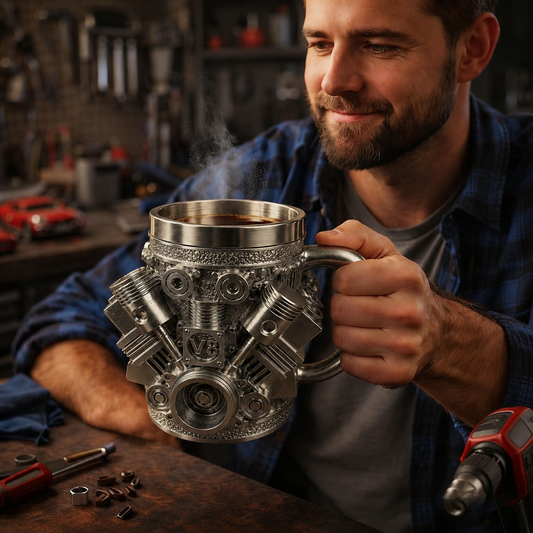 Engine Legend Mug – V8 Engine Style Coffee Mug