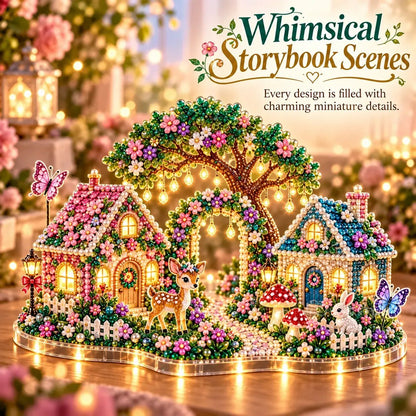 💎✨DIY Crystal Art Kit with LED Lighting – Sparkling Miniature Scenes to Create Yourself