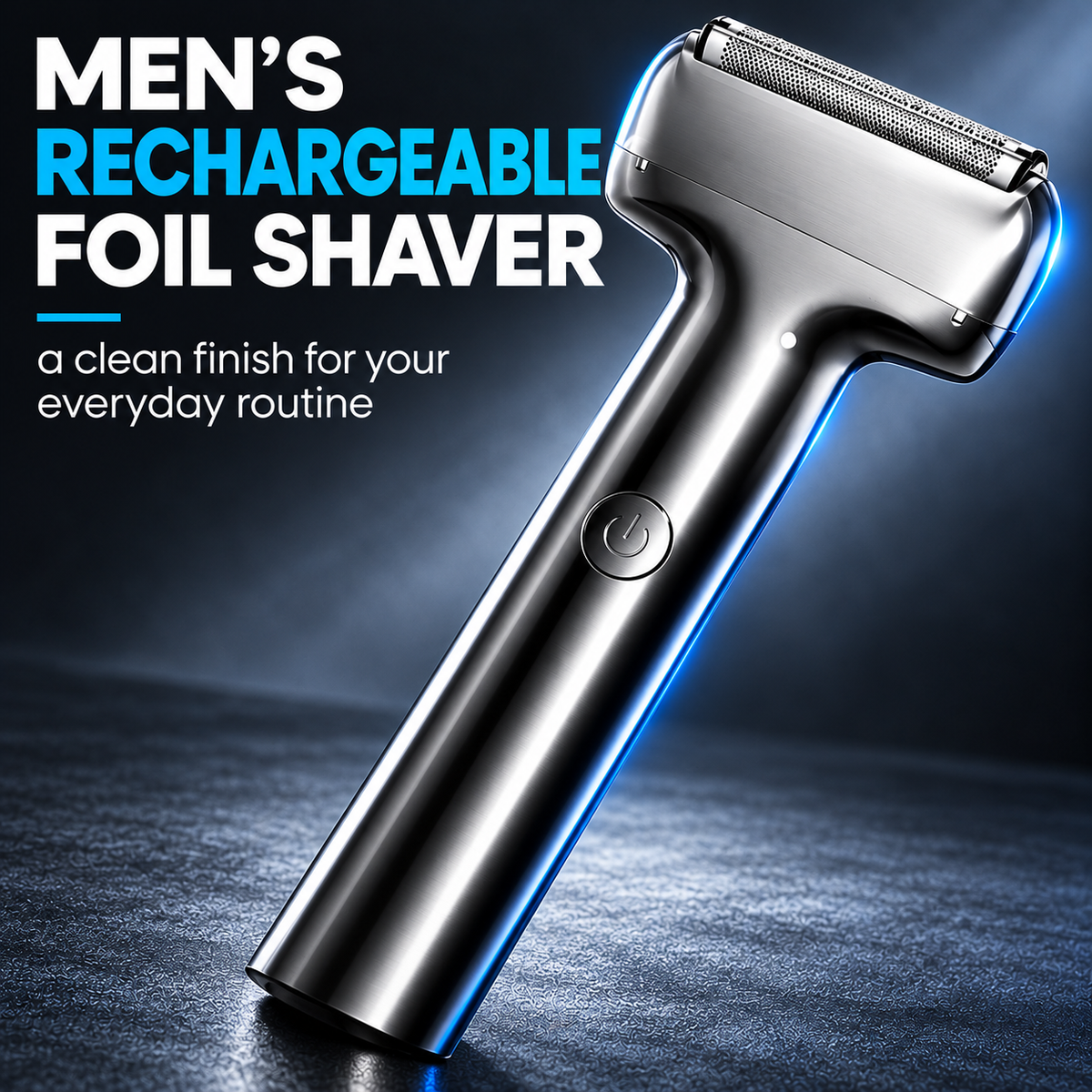 🪒Men's Rechargeable Foil Electric Shaver, Cordless Portable Wet & Dry Beard Razor for Daily Grooming