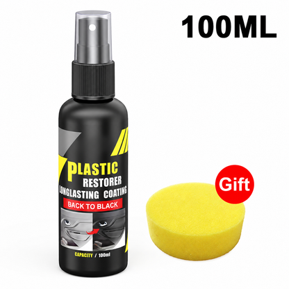🚗Car Plastic Restorer – Back to Black Trim Shine