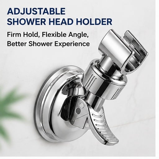 No-Drill Suction Shower Head Brackets