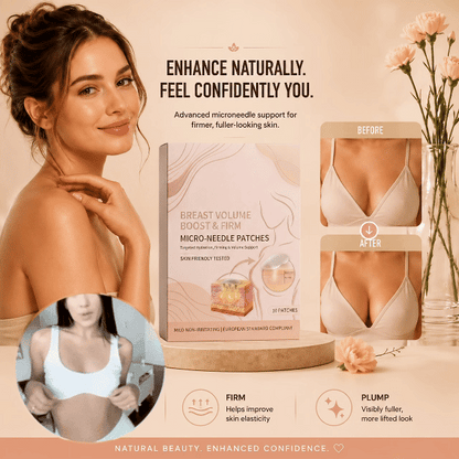 🌸 Breast Enhancement Microneedle Patches – Hydrating & Smoothing Care ✨