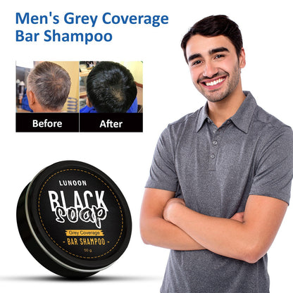 Hair Repair & Brightening Deep Cleansing Shampoo Bar for Dark Hair