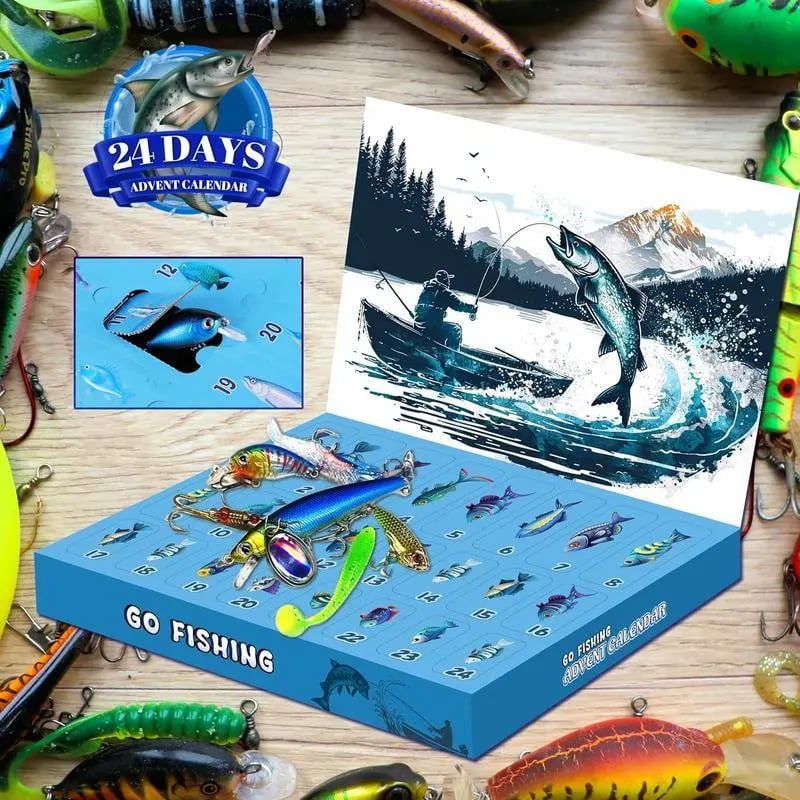 🎣🎄 2026 Angler’s Advent Calendar – 24 Days of Fishing Lure Surprises