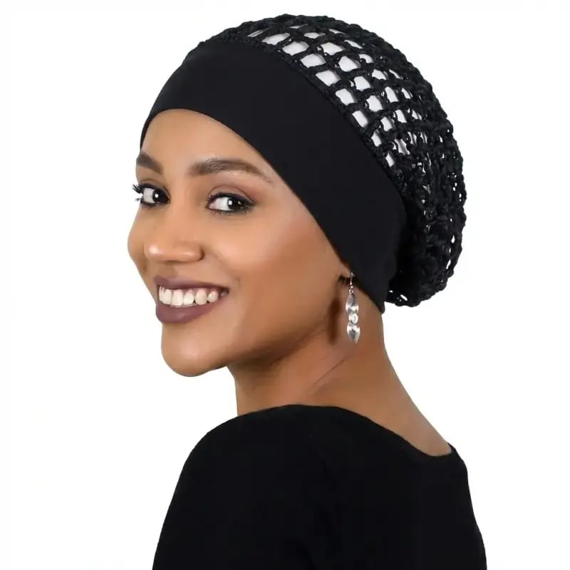 🧢Stretchy Wide-Edge Sleeping Cap
