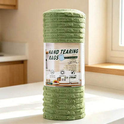 🧽Tearable Reusable Cleaning Cloth Roll – Washable Absorbent Towels for Kitchen & Home