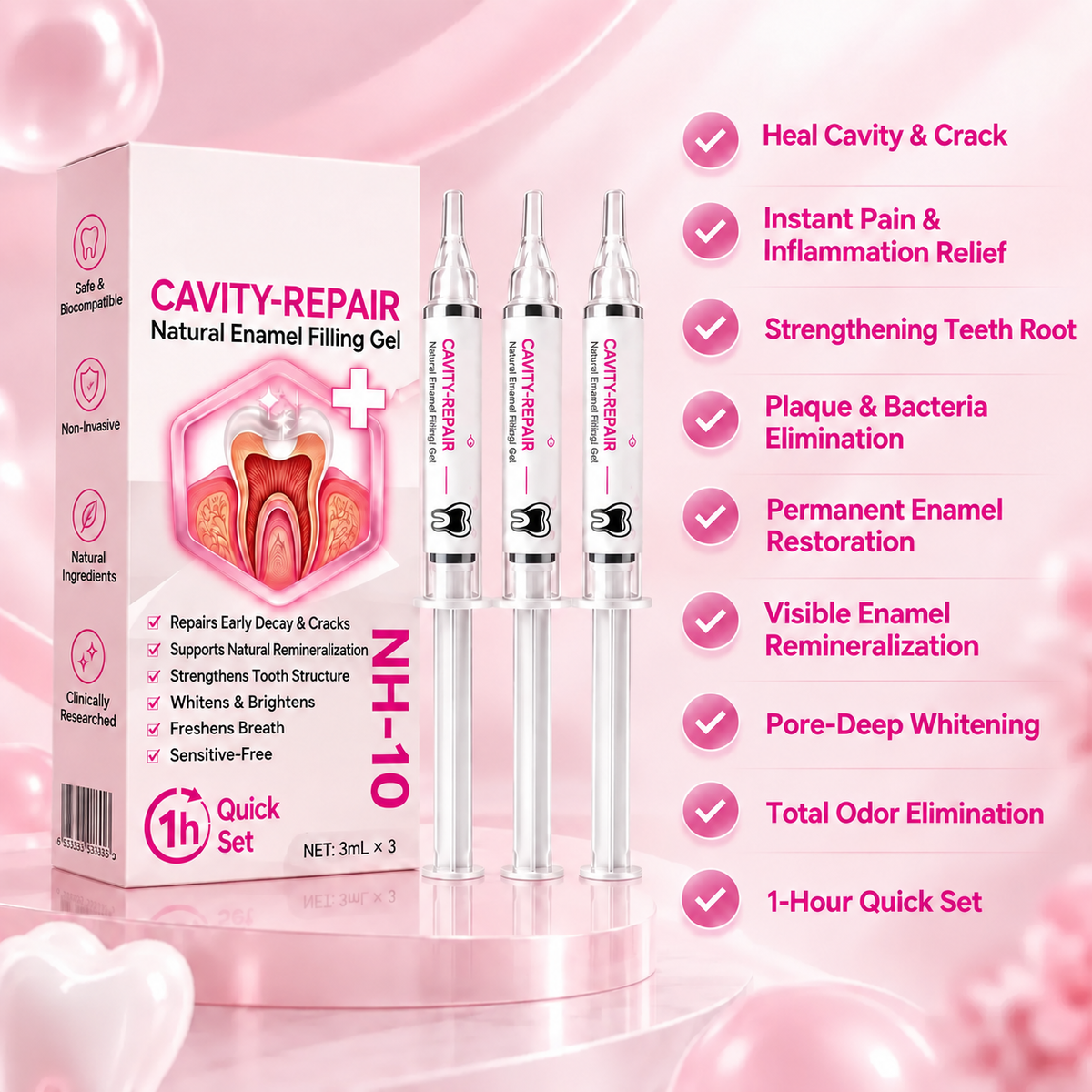 ✨Natural Enamel Care Dental Gel