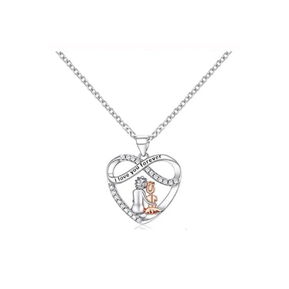 Love You Forever Heart Necklace