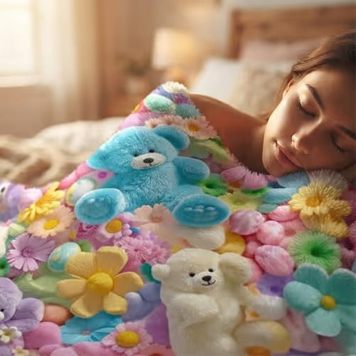 ☁️ Cloud-Soft 3D Plush Throw