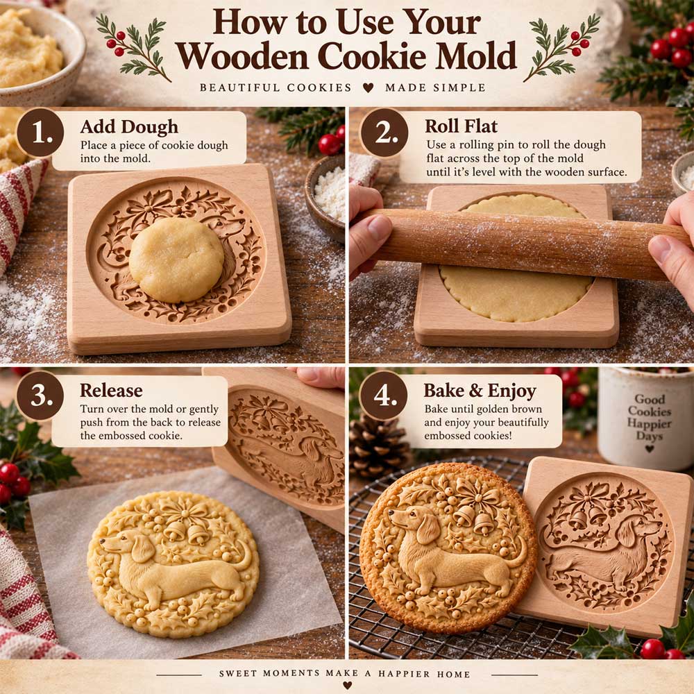 🌲🦊 Woodland Animal Cookie Mold