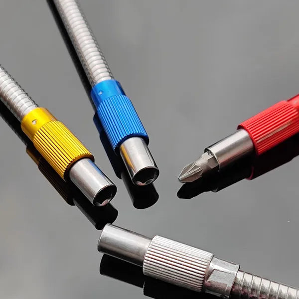 🔧Hexagonal Shank Metal Flex Universal Extension Bit Holder