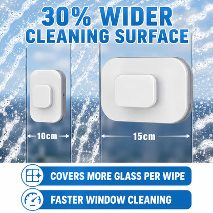 6-in-1 magnetic window cleaner: dual action, total safety, flawless results from the very first pass 🧲