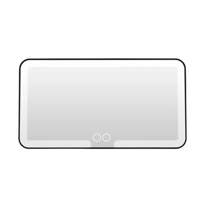 Car Sun Visor Makeup Mirror, LED Touch Screen Adjustable Brightness Auto Interior Makeup HD Mirror