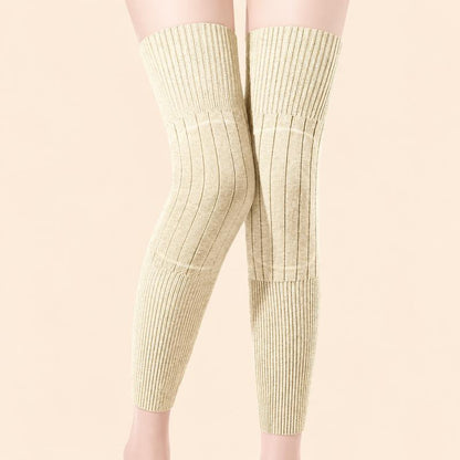 ❄️Wool Lining Winter Knee Pads for Men & Women, High Elastic Anti-Slip, Indoor Outdoor Use🧦