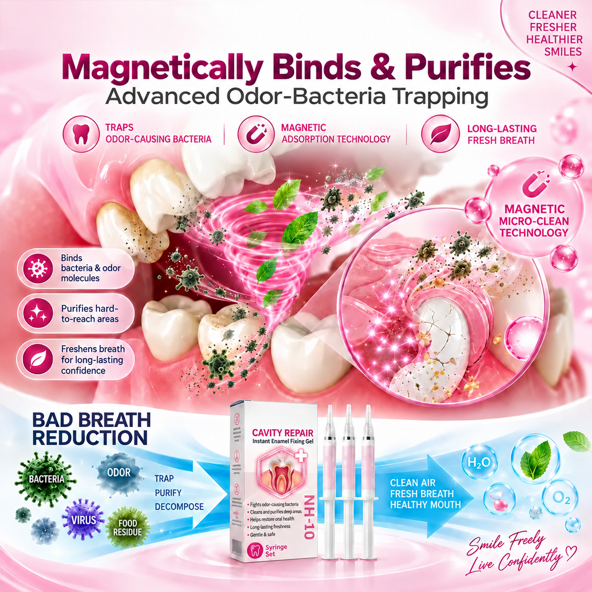 ✨Natural Enamel Care Dental Gel