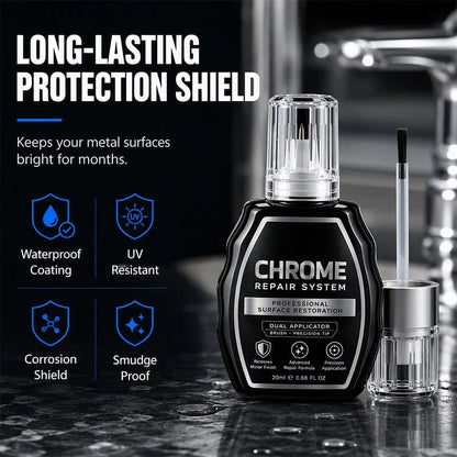 Chrome Repair Liquid ✨, Metal Surface Touch-Up for Car Trim & Hardware