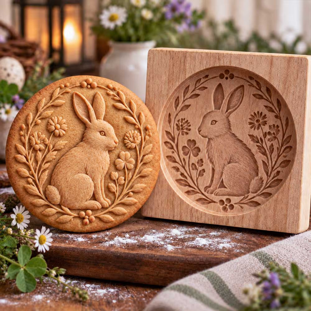 🌲🦊 Woodland Animal Cookie Mold