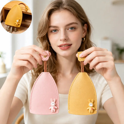Cute Cartoon Pull-Out Key Case with Quick-Access Loop