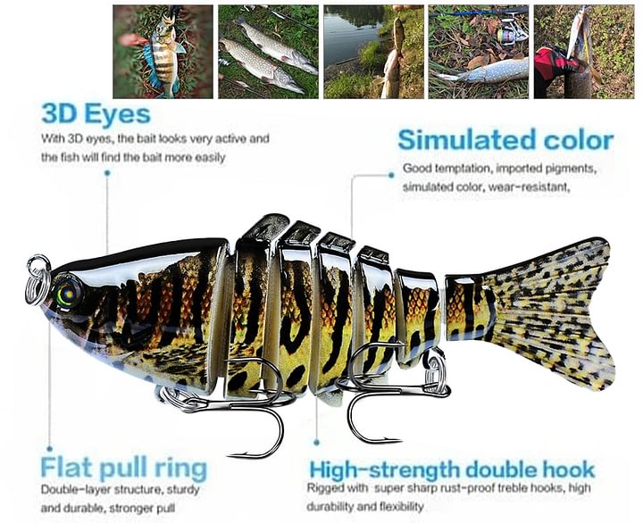 🎣 Bionic Swimming Lure – Realistic Action for More Effective Fishing