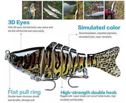 🎣 Bionic Swimming Lure – Realistic Action for More Effective Fishing