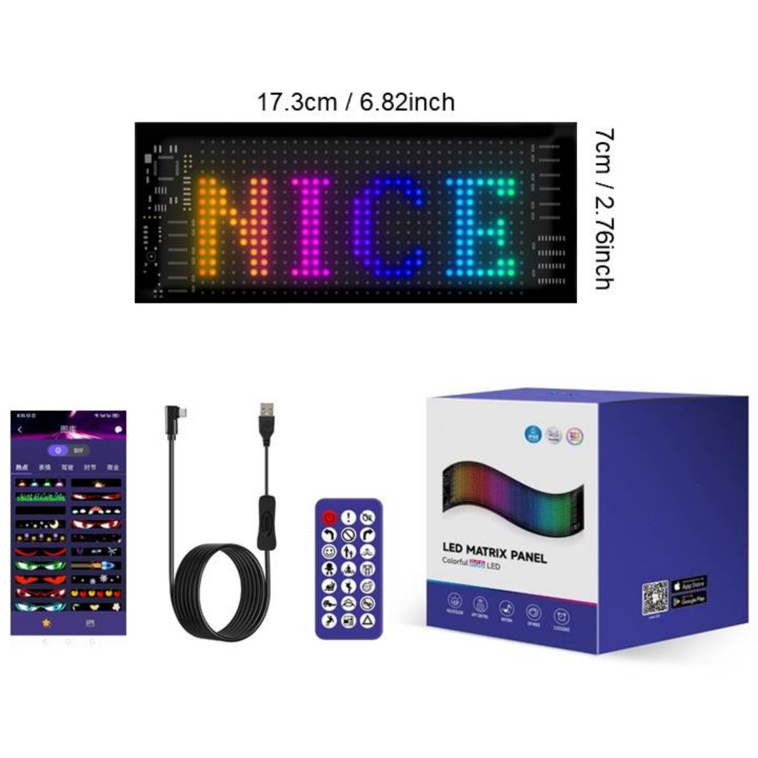 Smart App-controlled Christmas Led Pixel Display 📱🎄