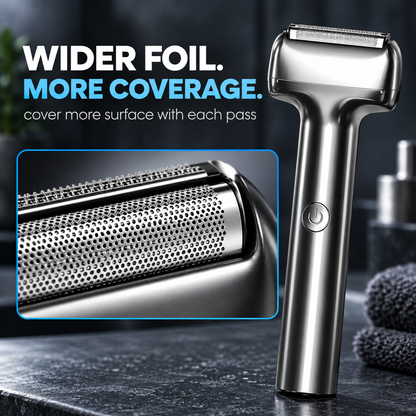 🪒Men's Rechargeable Foil Electric Shaver, Cordless Portable Wet & Dry Beard Razor for Daily Grooming