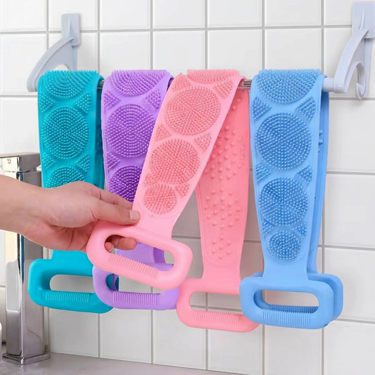 🛁 2-in-1 Double-Sided Silicone Back Scrubber