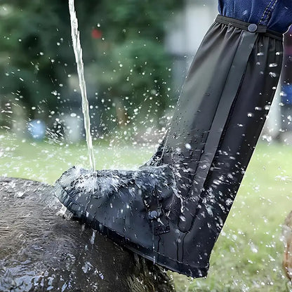 🌧️🥾 Reflective Waterproof Shoe Covers – Non-Slip, Reusable Protection for Rain, Snow & Mud