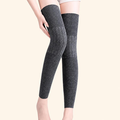 ❄️Wool Lining Winter Knee Pads for Men & Women, High Elastic Anti-Slip, Indoor Outdoor Use🧦