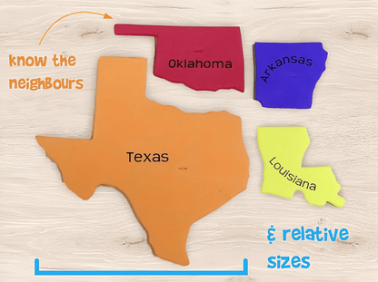 World Map & USA Map Puzzle Set