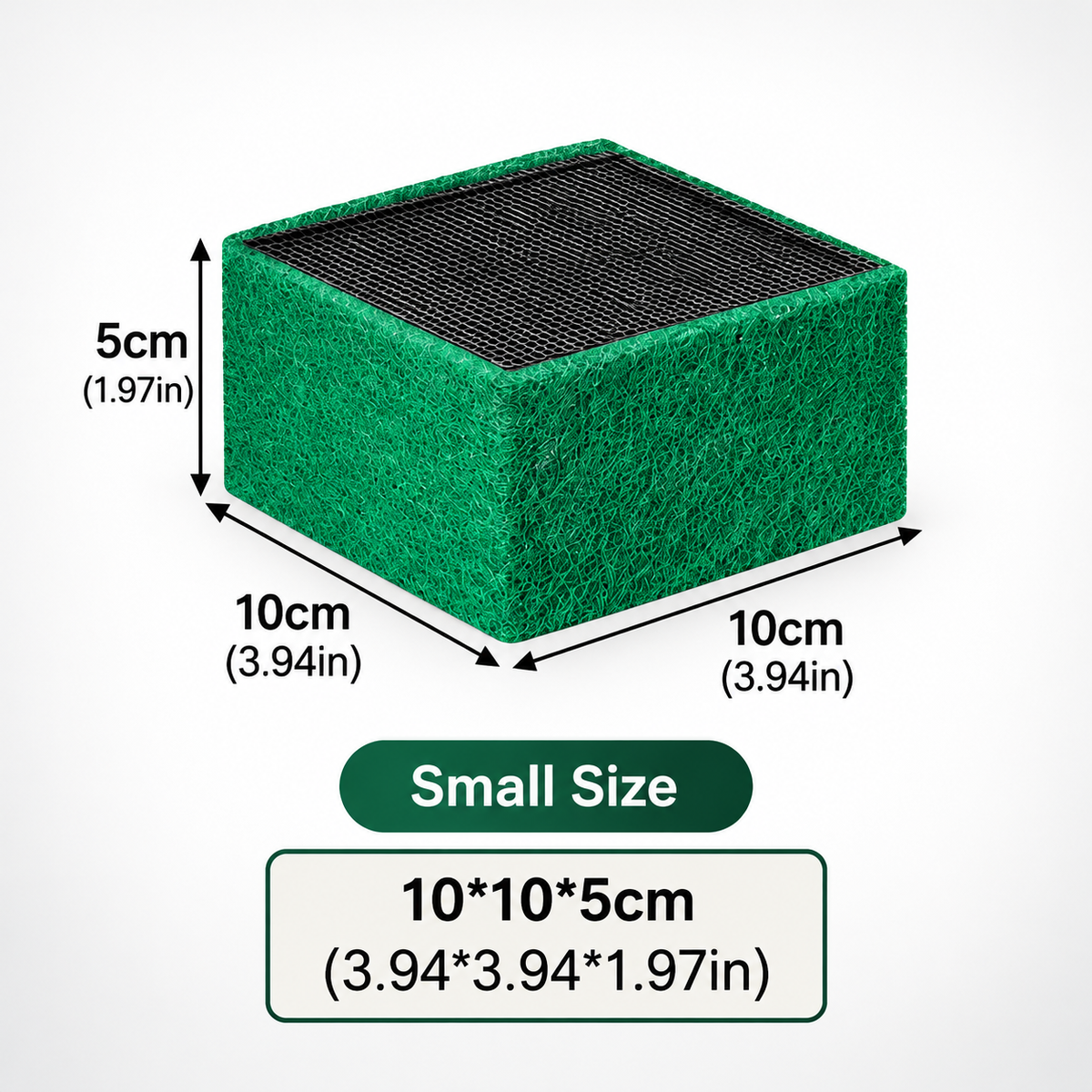 Activated Carbon Filter Cube for Aquarium Water Purification🐠
