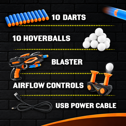 🎯 Hover Shot Shooting Target Game – Floating Ball Blaster Toy for Kids 🎁