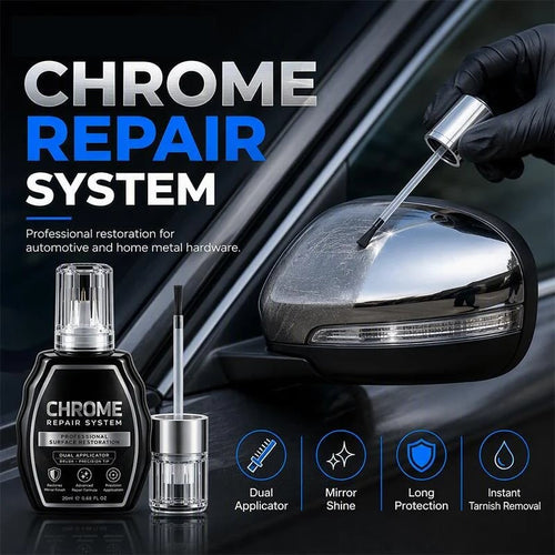 Chrome Repair Liquid ✨, Metal Surface Touch-Up for Car Trim & Hardware