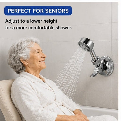 No-Drill Suction Shower Head Brackets