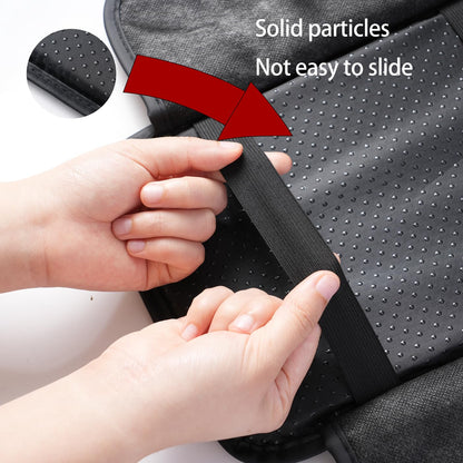 Microfiber Leather Car Armrest Cover with Memory Foam & Side Pockets🚙