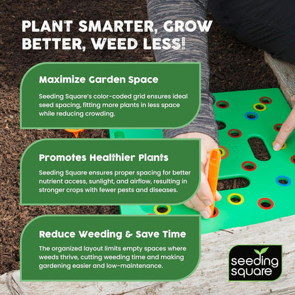Plant Spacing Seeding Square for Bigger Yields