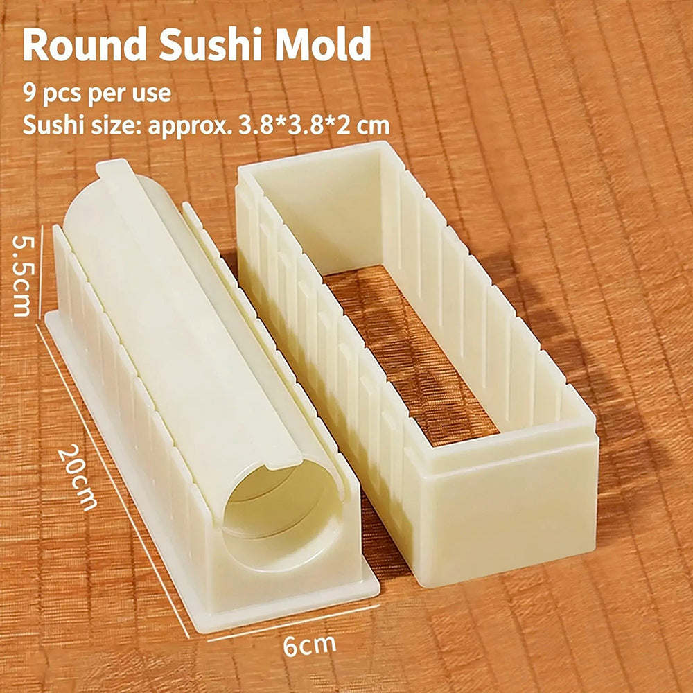 🍣 DIY Sushi Maker Mold | HIPS Non-Stick Sushi Rolling Tool with Cutting Groove