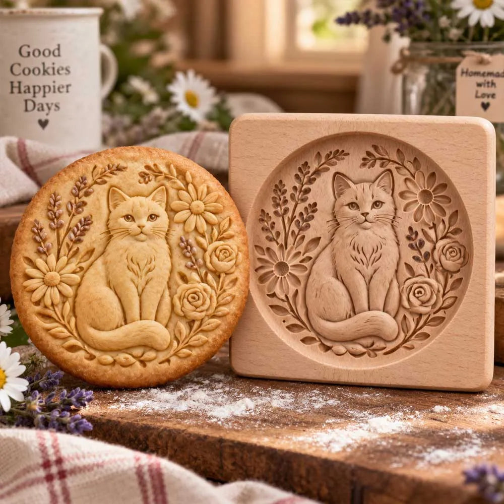 🌲🦊 Woodland Animal Cookie Mold