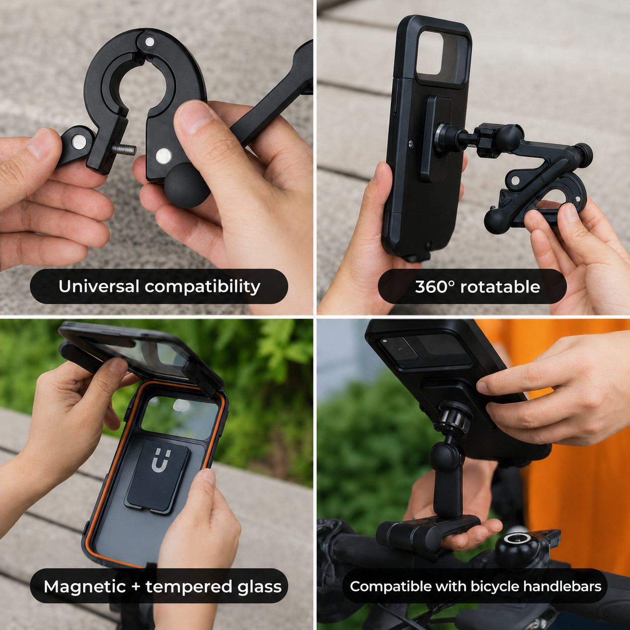Anti-vibratie smartphonehouder