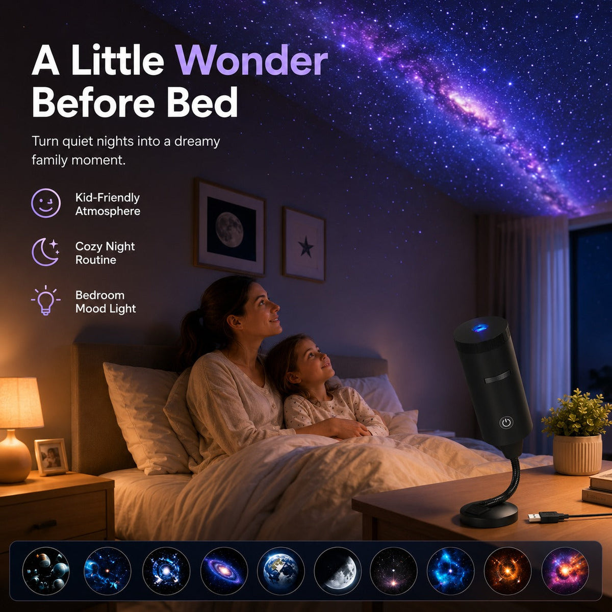 ✨ Plug-and-Play HD Star Projecto