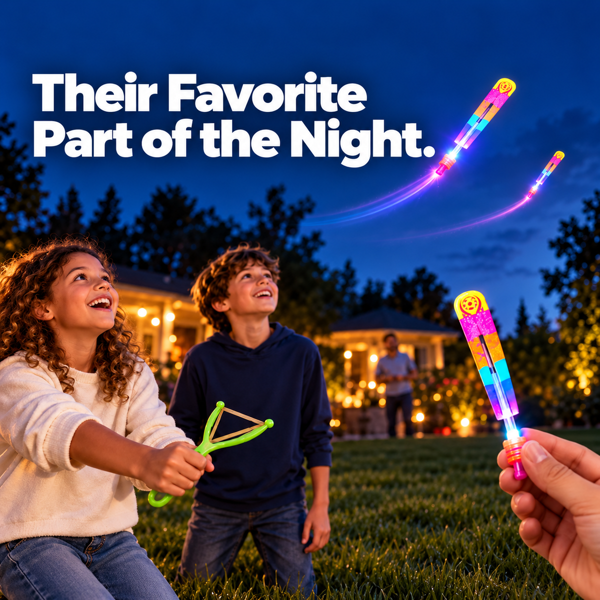 Illuminated Slingshot Flying Arrow 🏹✨