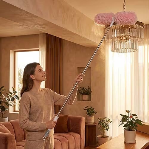 Double-Head Bendable & Extendable Microfiber Duster