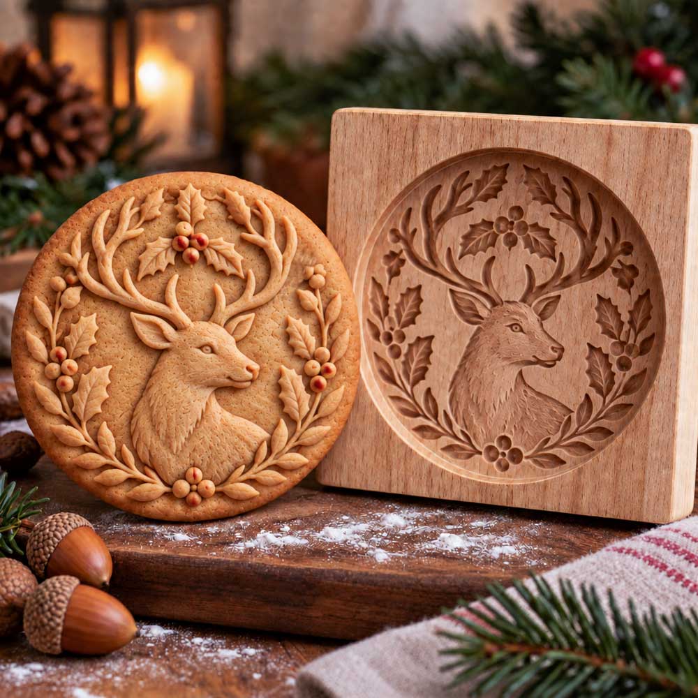 🌲🦊 Woodland Animal Cookie Mold
